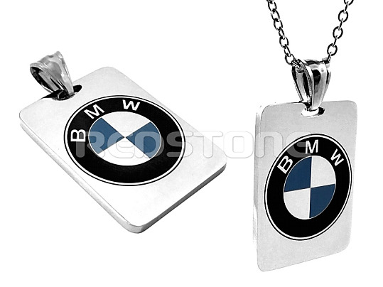 Oceľový prívesok BMW